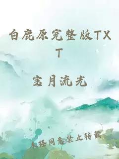 白鹿原完整版TXT