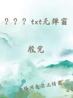 ？？？txt无弹窗