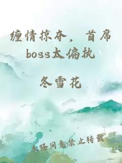 缠情掠夺，首席boss太偏执