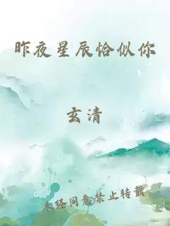 昨夜星辰恰似你